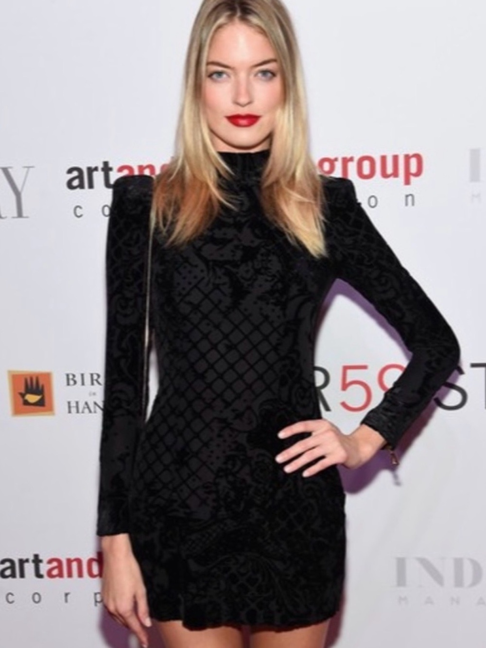 Balmain x H&M Black Velvet Burnout Silk Blend Mini Dress US 6 Designer - Picture 5 of 16